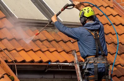 Démoussage et hydrofuge de toiture à Copponex